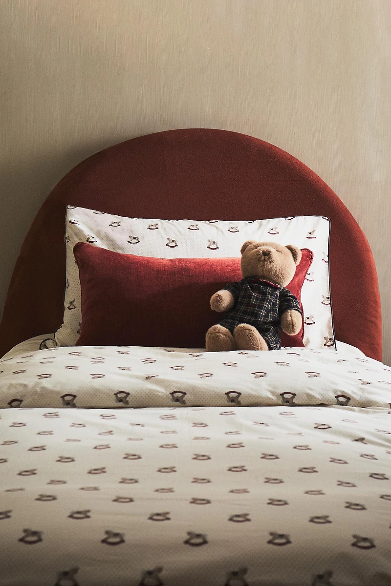 CHILDREN'S CHRISTMAS HORSE DUVET COVER