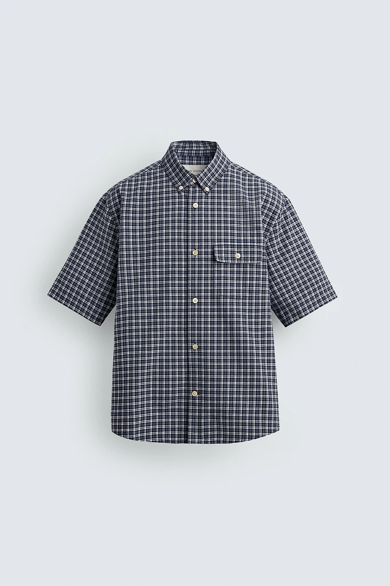 PLAID POCKET SHIRT