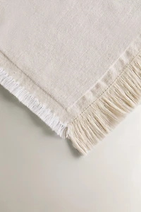 DECORATIVE FRINGED BLANKET
