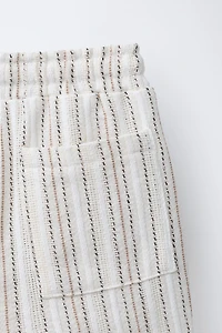 RUSTIC STRIPED SHORTS