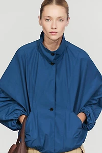Technical puff bomber jacket