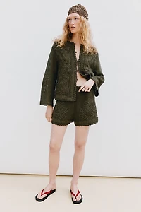 CROCHET COMBINATION SHORTS
