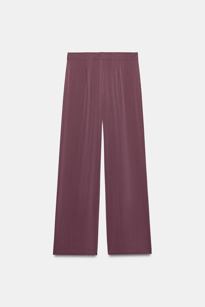 WIDE-LEG FLUID TROUSERS