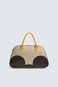 LEATHER CROSSBODY BAG HARRY LAMBERT FOR ZARA X DISNEY