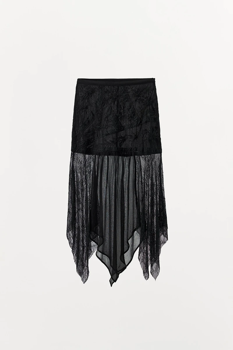 GEORGETTE COMBINATION SKIRT