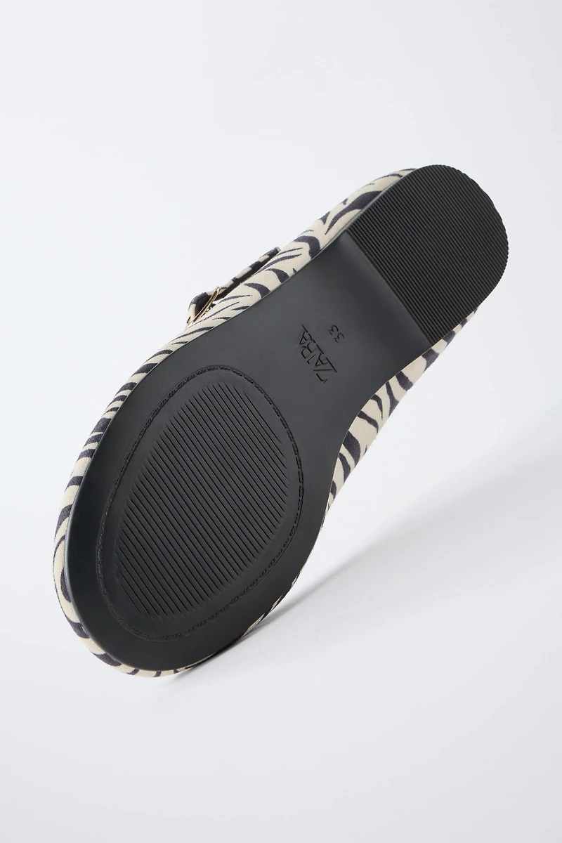 ANIMAL PRINT BALLET FLATS