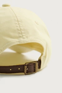 EMBROIDERED TEXT CAP