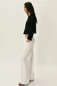 CROPPED DOUBLE-BREASTED BLAZER
