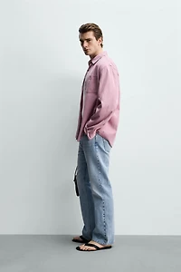 CHEMISE REGULAR FIT LYOCELL - COTON