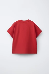 CROCHET KNIT POCKET T-SHIRT