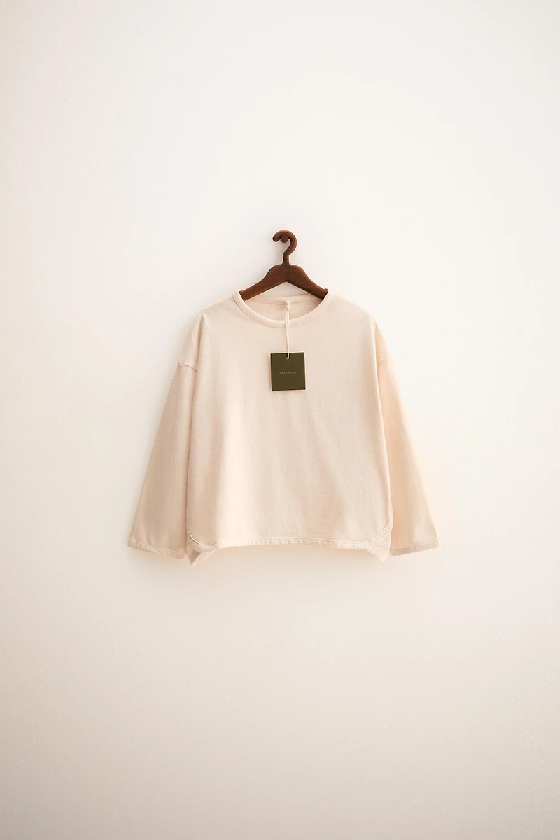 ZARA TIMELESS - PLAIN T-SHIRT WITH PIPING