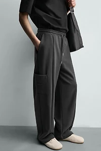 INTERLOCK CARGO JOGGER PANTS