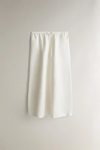 LONG LINEN SKIRT