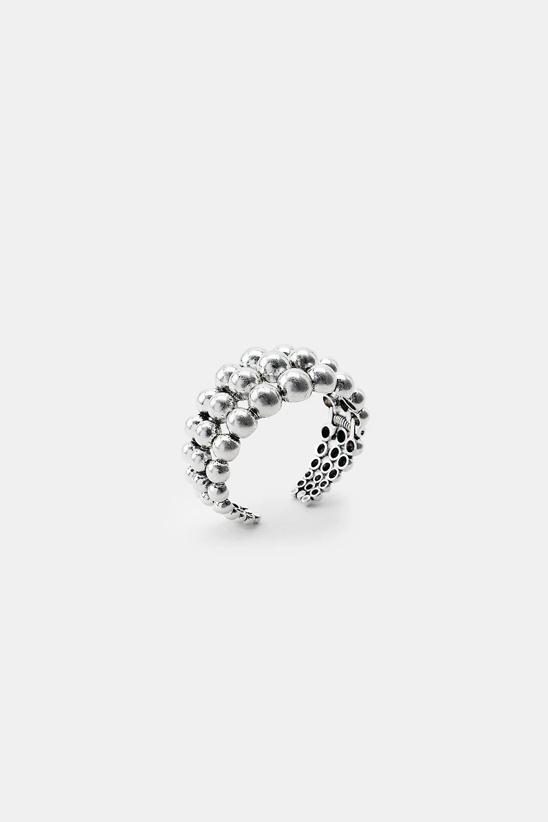 RIGID METAL BALLS BRACELET