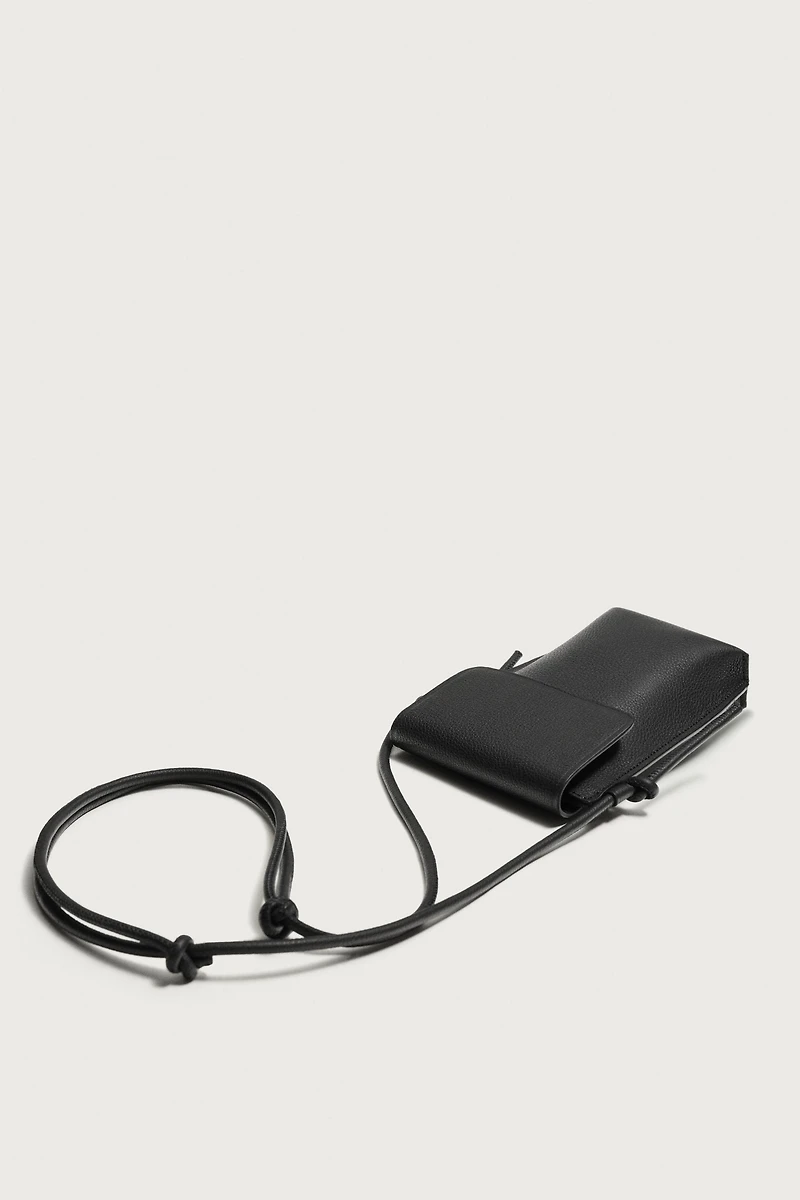 LEATHER CROSSBODY BAG