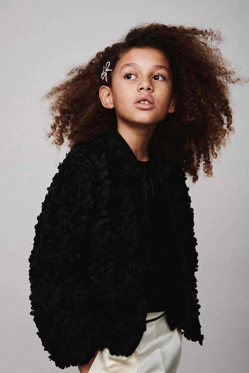 FLORAL BOMBER JACKET