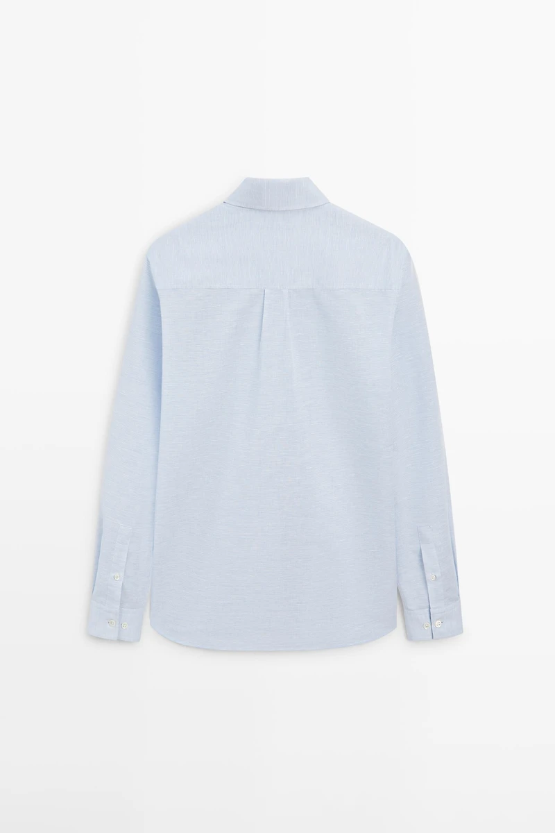 Chemise regular fit en lin