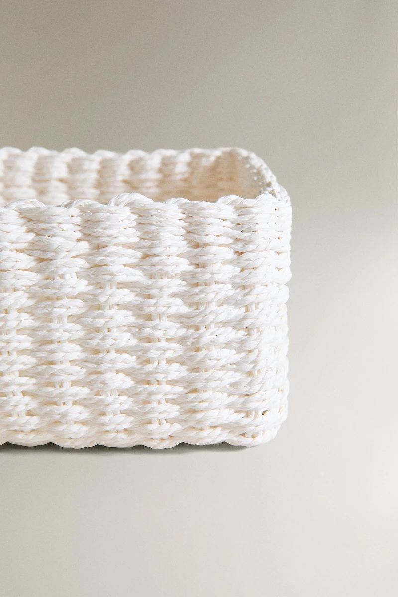 WOVEN PAPER BASKET