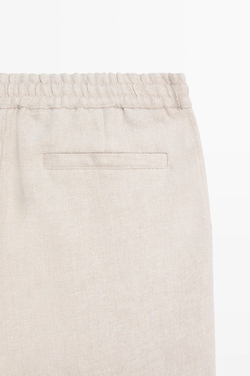 100% linen textured co-ord pants