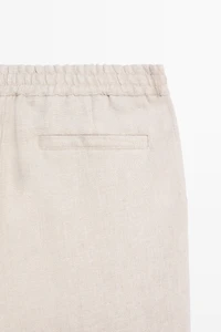 100% linen textured co-ord pants