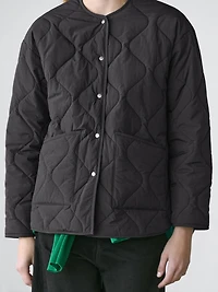 Quilted cape jacket