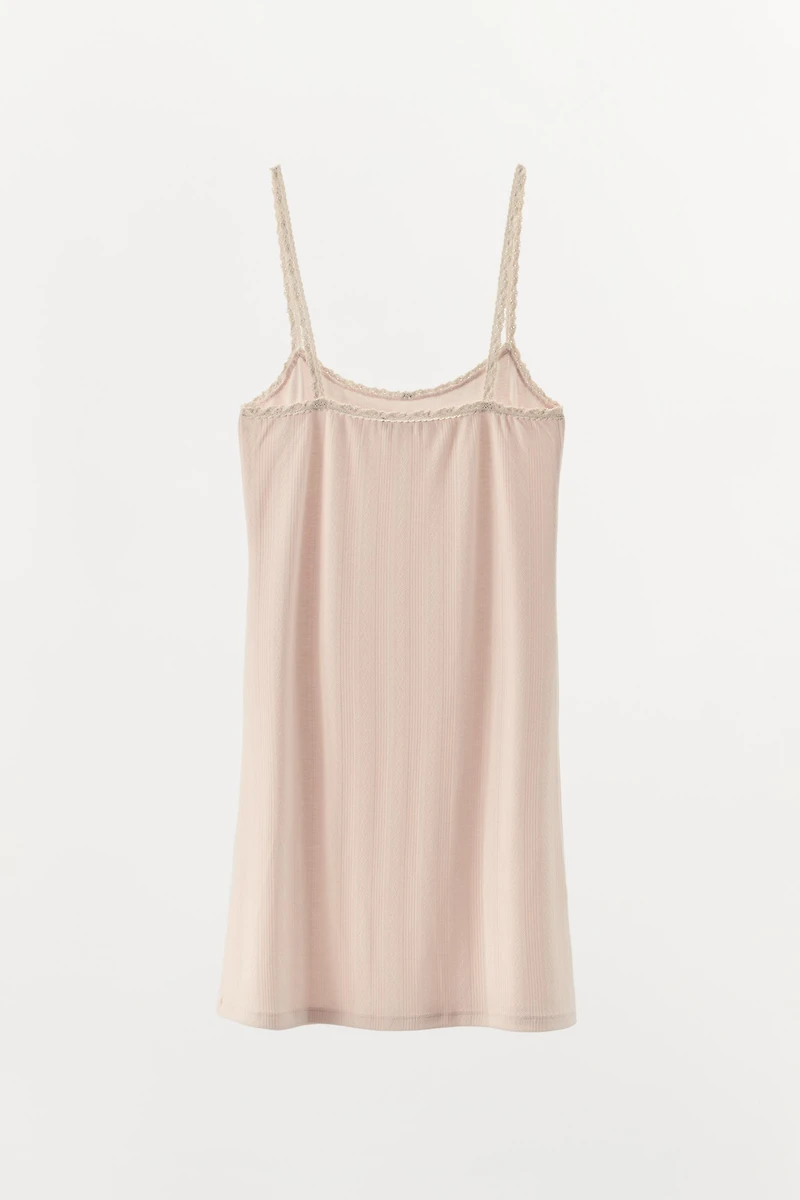 POINTELLE LACE DRESS