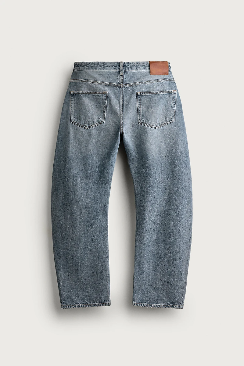 STRAIGHT BARREL FIT JEANS