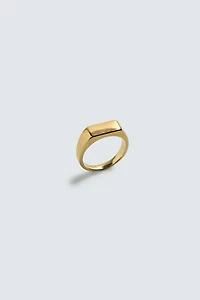 STAINLESS STEEL SIGNET RING