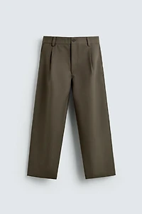 PLEATED BALLOON FIT PANTS