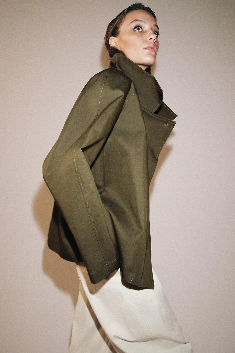 TRENCH COURT COL HAUT ZW COLLECTION