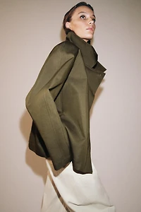 TRENCH COURT COL HAUT ZW COLLECTION