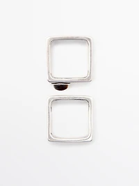 Pack of geometric stone rings