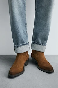 LEATHER COWBOY BOOTS