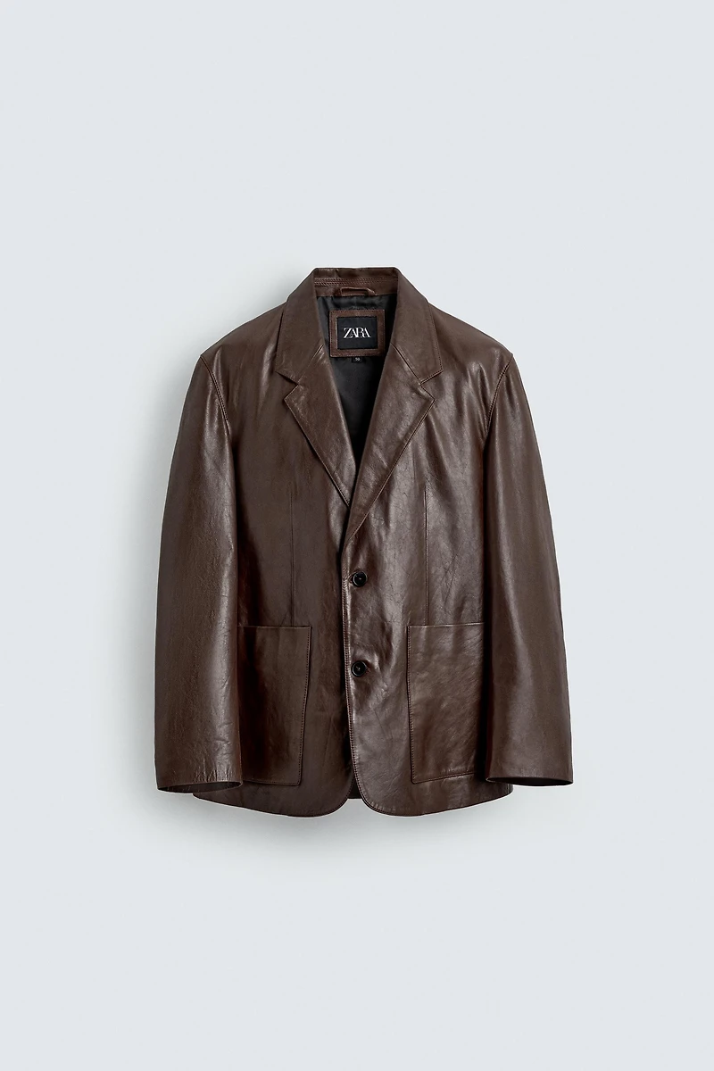 LIMITED EDITION LEATHER BLAZER