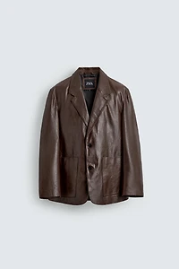 LIMITED EDITION LEATHER BLAZER