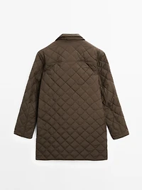 Veste matelassée longue et légère