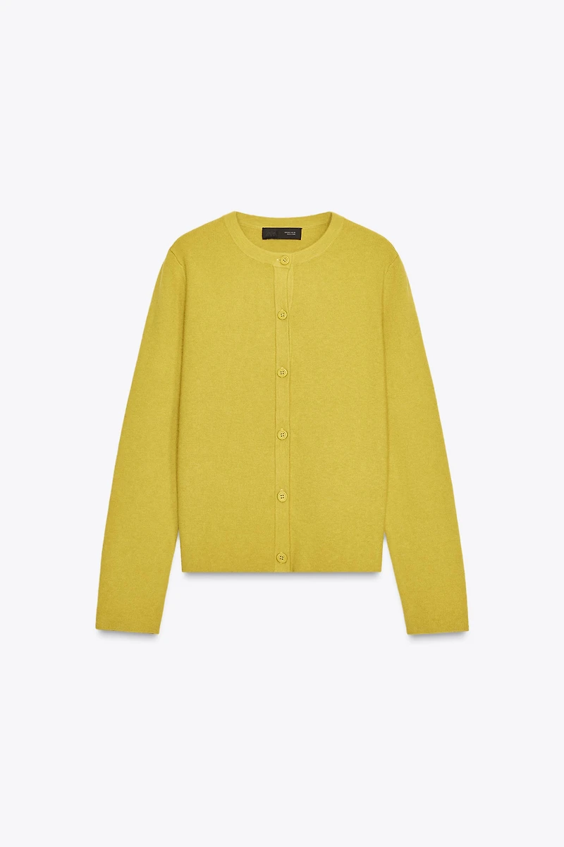 BASIC KNIT BUTTON CARDIGAN