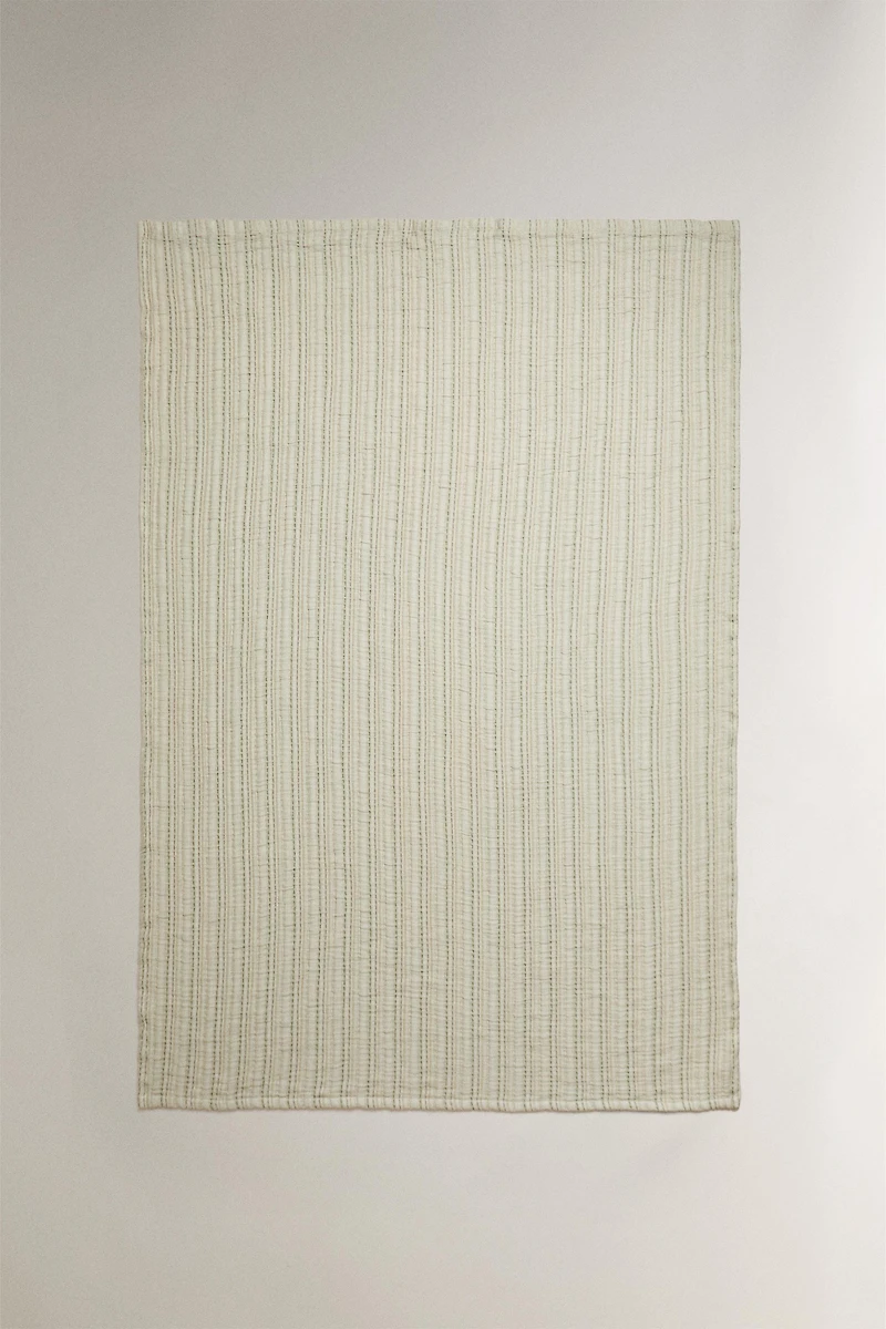 PLAID GAZE DE COTON