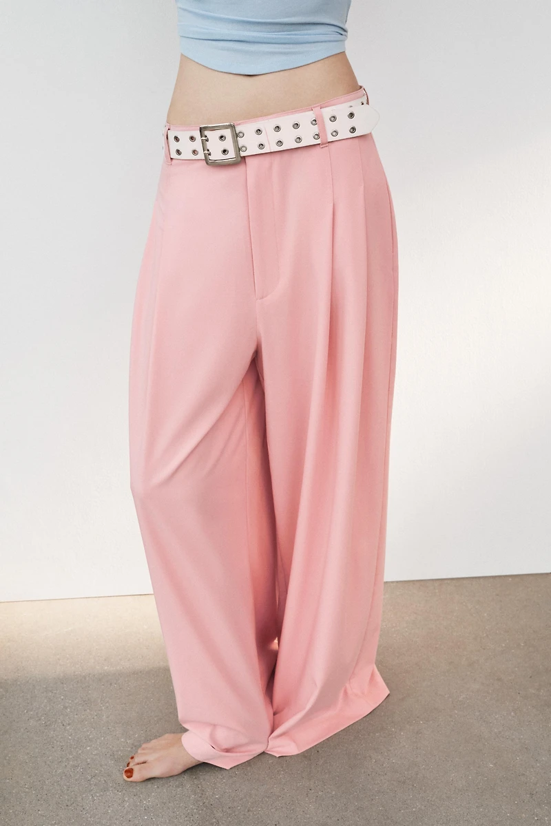 PLEATED PANTS