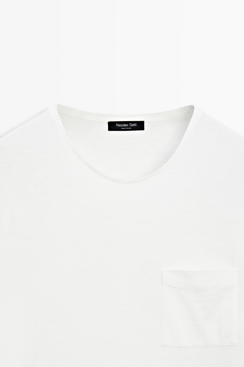 T-shirt à manches courtes avec poche fantaisie