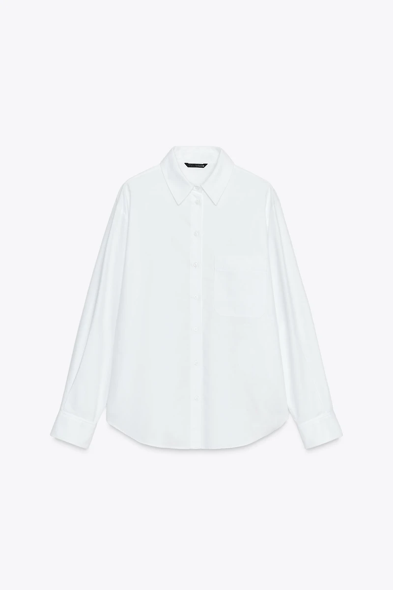 CHEMISE BASIQUE OXFORD POCHE