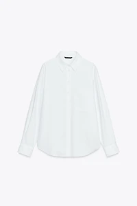 CHEMISE BASIQUE OXFORD POCHE