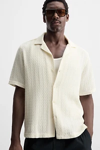 GEOMETRIC JACQUARD SHIRT