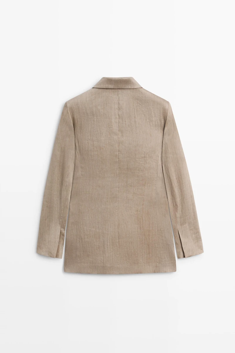 Satin fluid blazer - STUDIO
