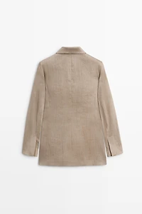 Satin fluid blazer - STUDIO