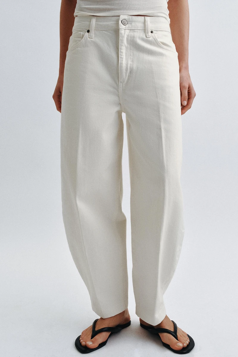JEAN ZW COLLECTION BARREL TAILLE HAUTE
