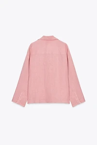 ZW COLLECTION 100% LINEN SHIRT