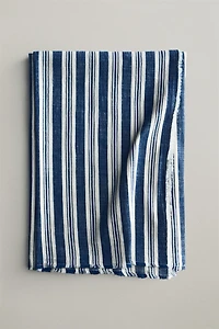 STRIPED COTTON BLANKET