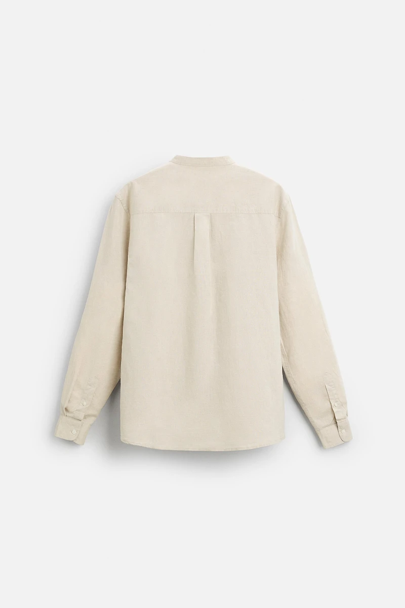 CHEMISE EN LIN ET COTON