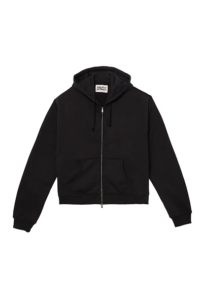 CROPPED FIT HOODIE WITH ZIP